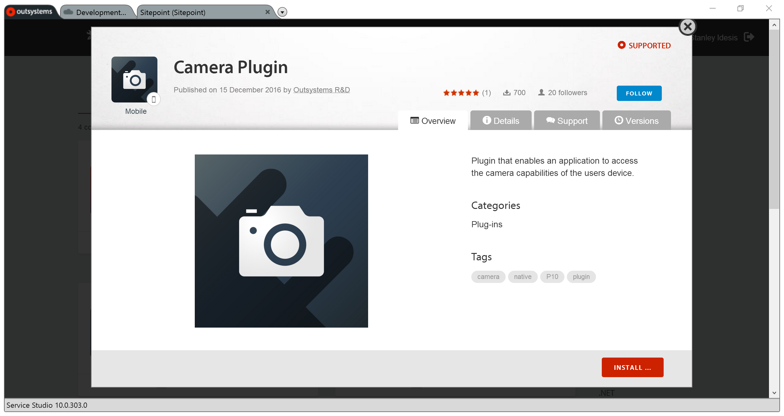 Camera Plugin