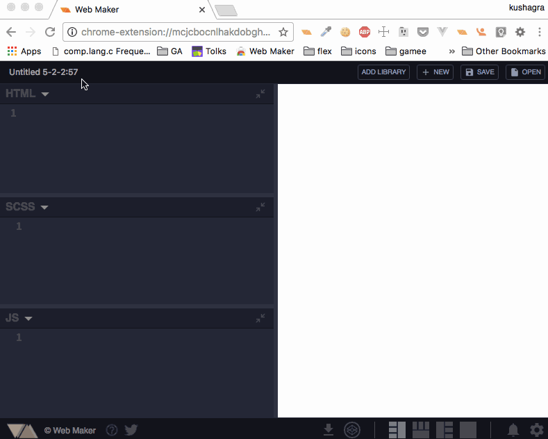 Setting up Markdown in Web Maker