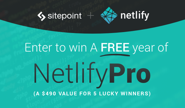 Get a Free Year of Netlify Pro!