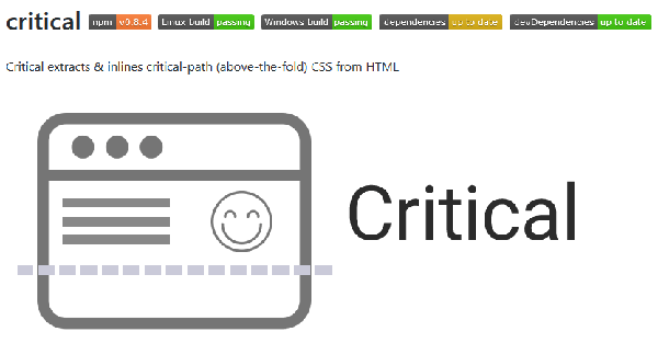 CSS performance tools: Critical