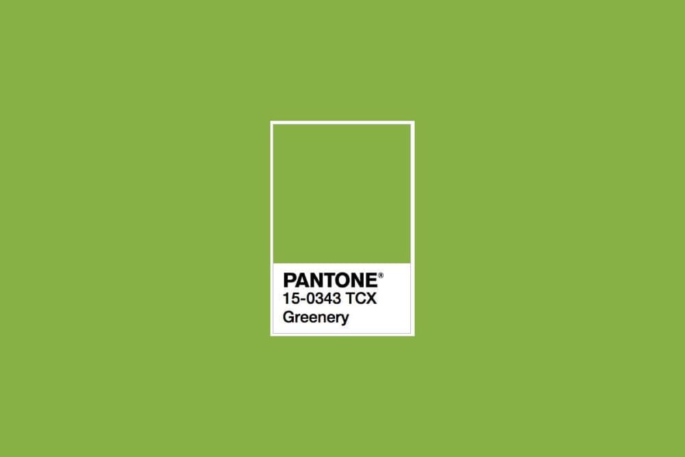 Pantone 15-0343 Greenery