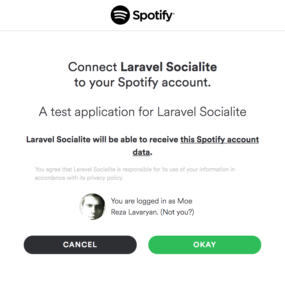 Spotify authorization endpoint