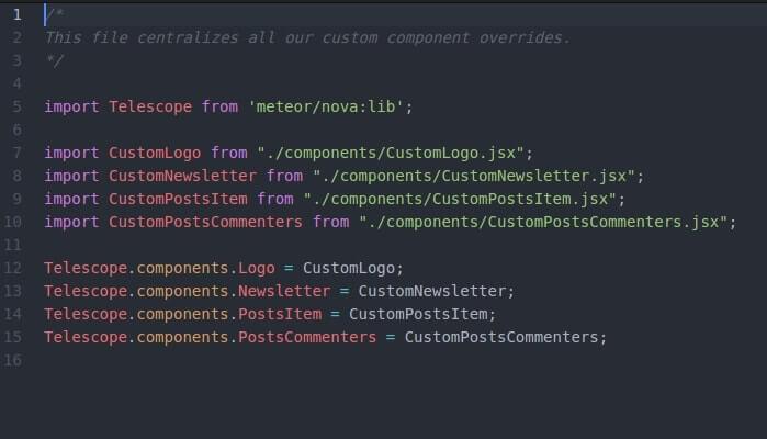 Component js file inside Telescope Nova theme