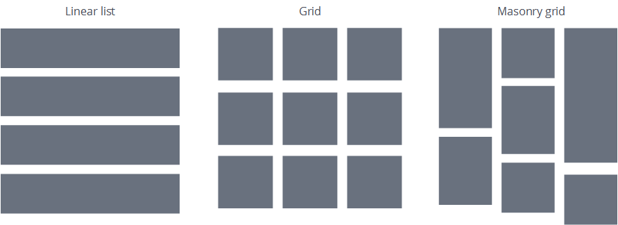 Three grid types