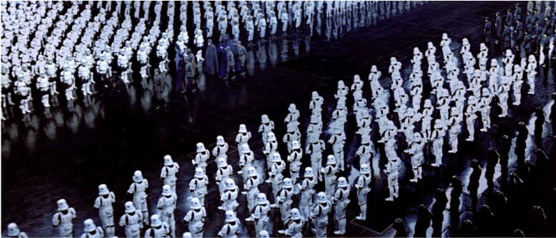Death Star parade