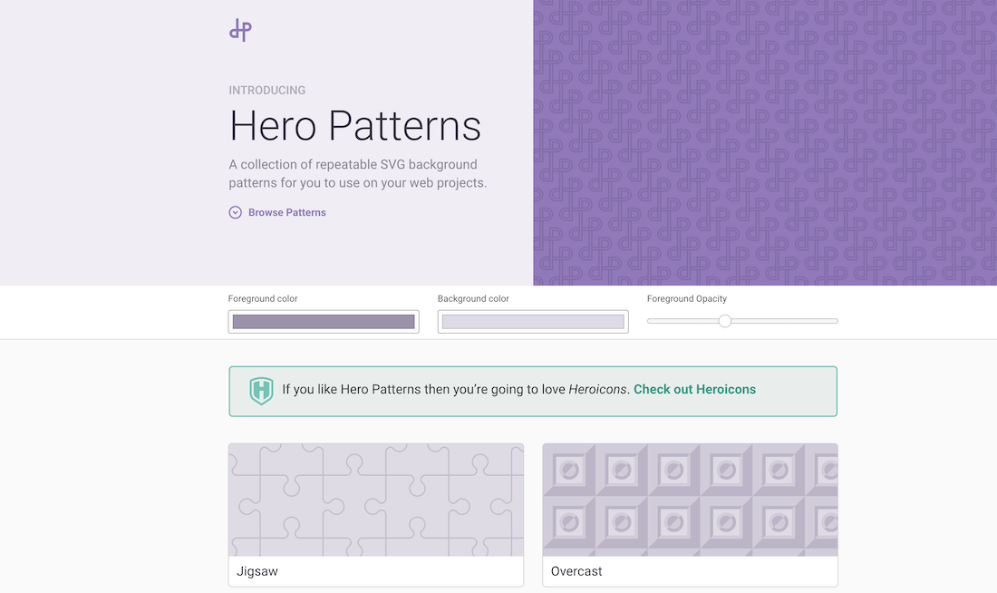 Hero Pattern UI