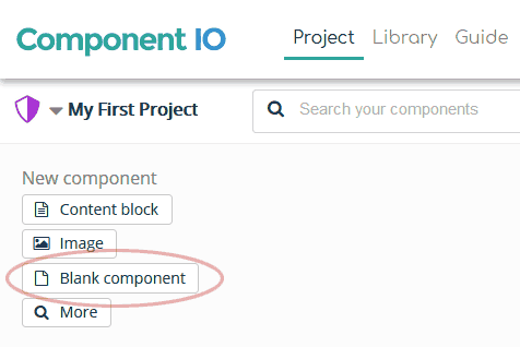 create a new component