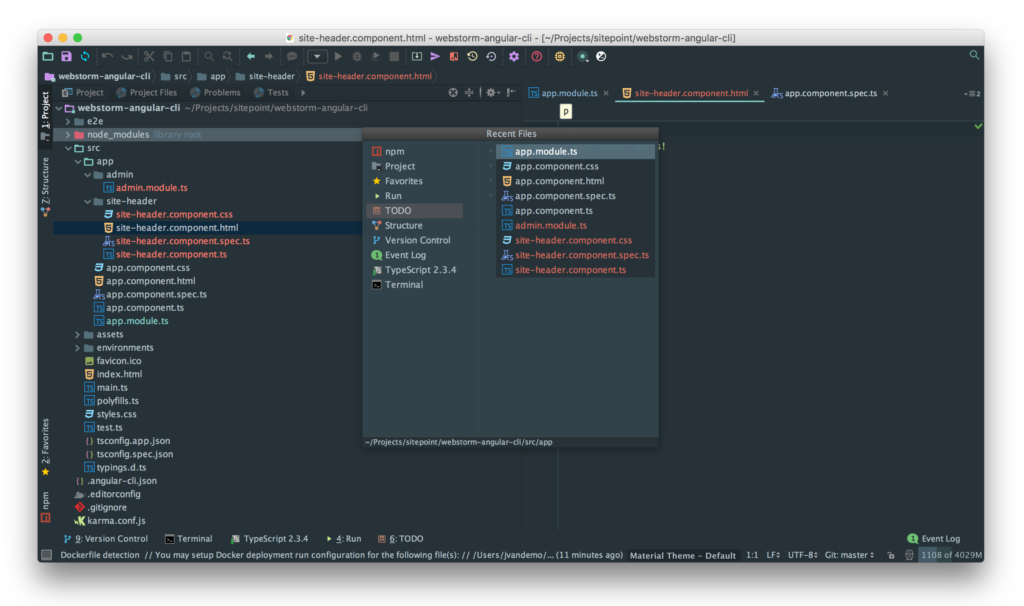 angular webstorm debug