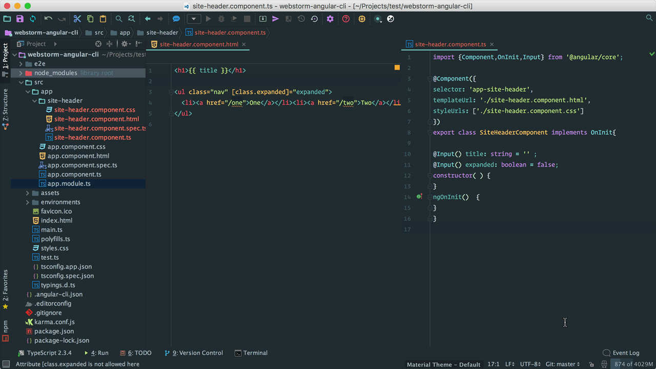 WebStorm and Angular: Auto-format