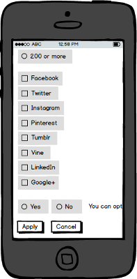 Vertical alignment of sets of radio buttons or checkboxes works on mobile too