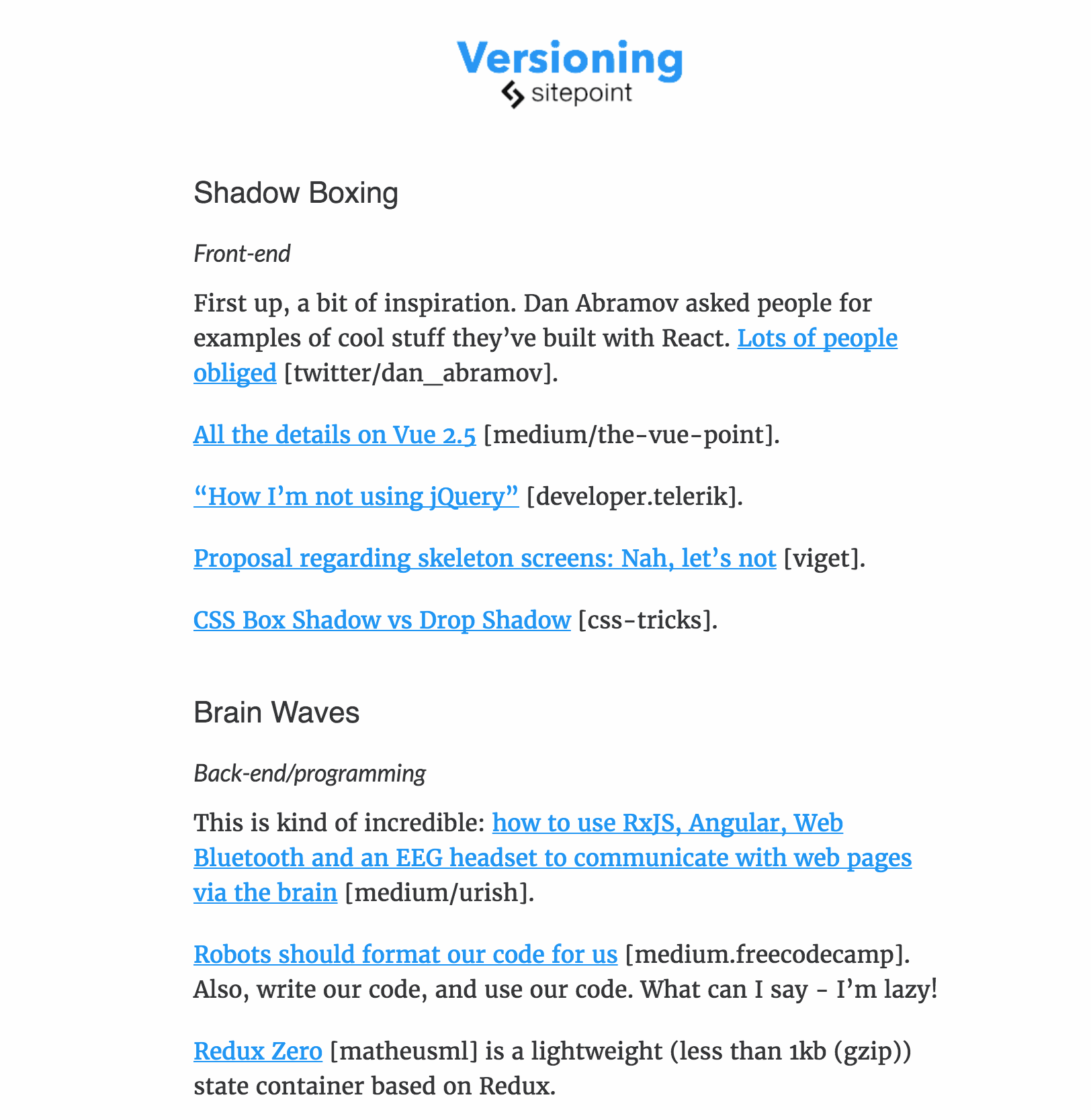 How to Start a Developer Newsletter — SitePoint