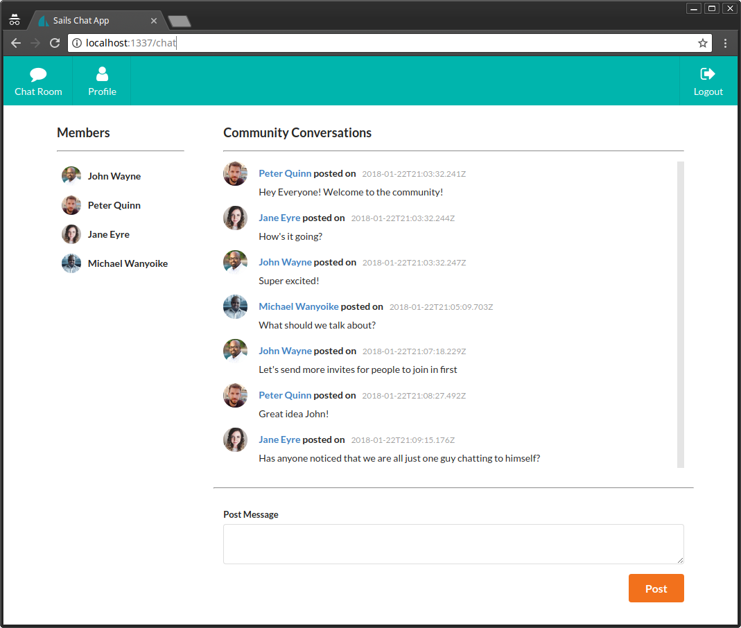 Building A Real Time Chat App With Sailsjs — Sitepoint 7469