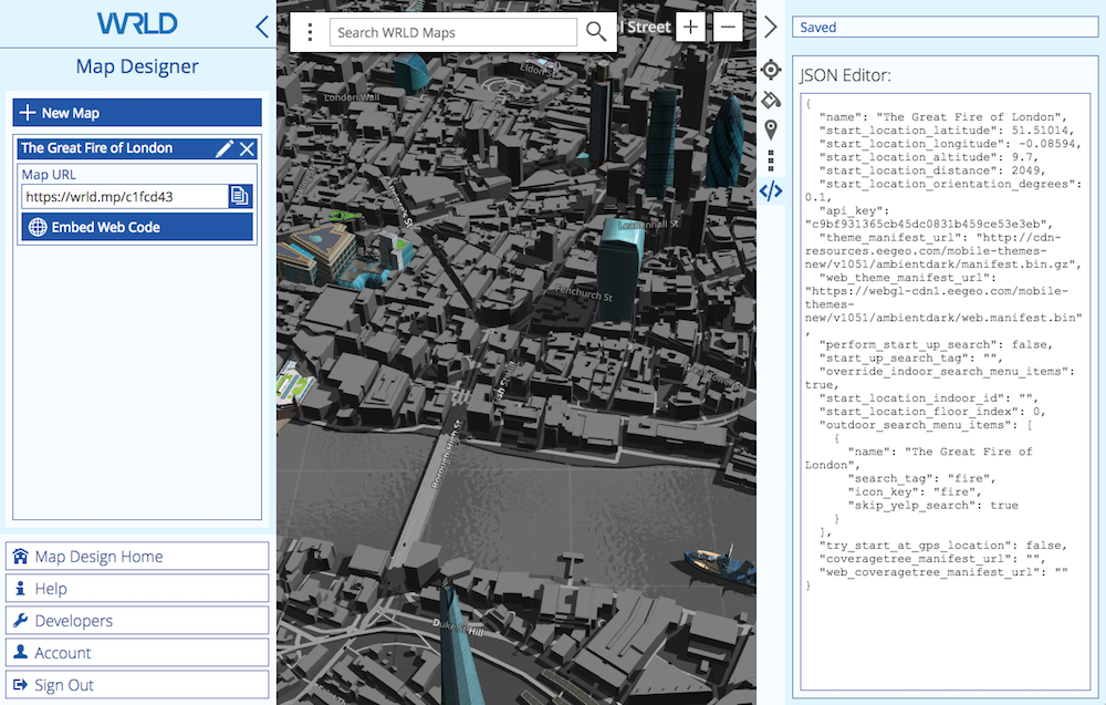 Map Editor JSON