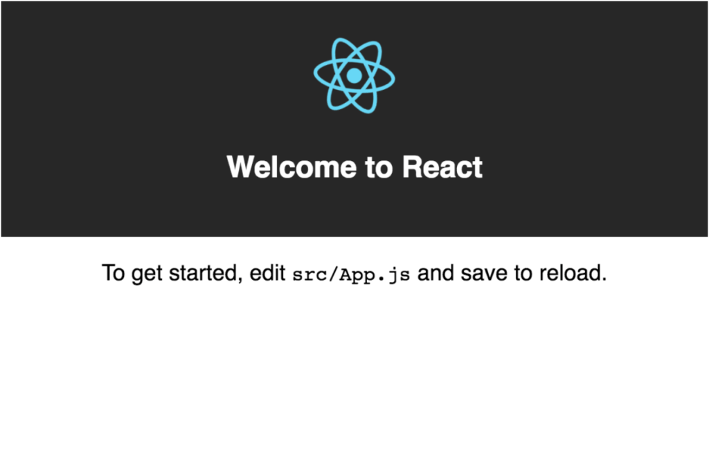 Create React App default homepage