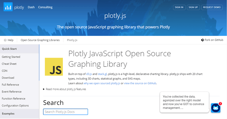 plotlyjs - JavaScript chart libraries