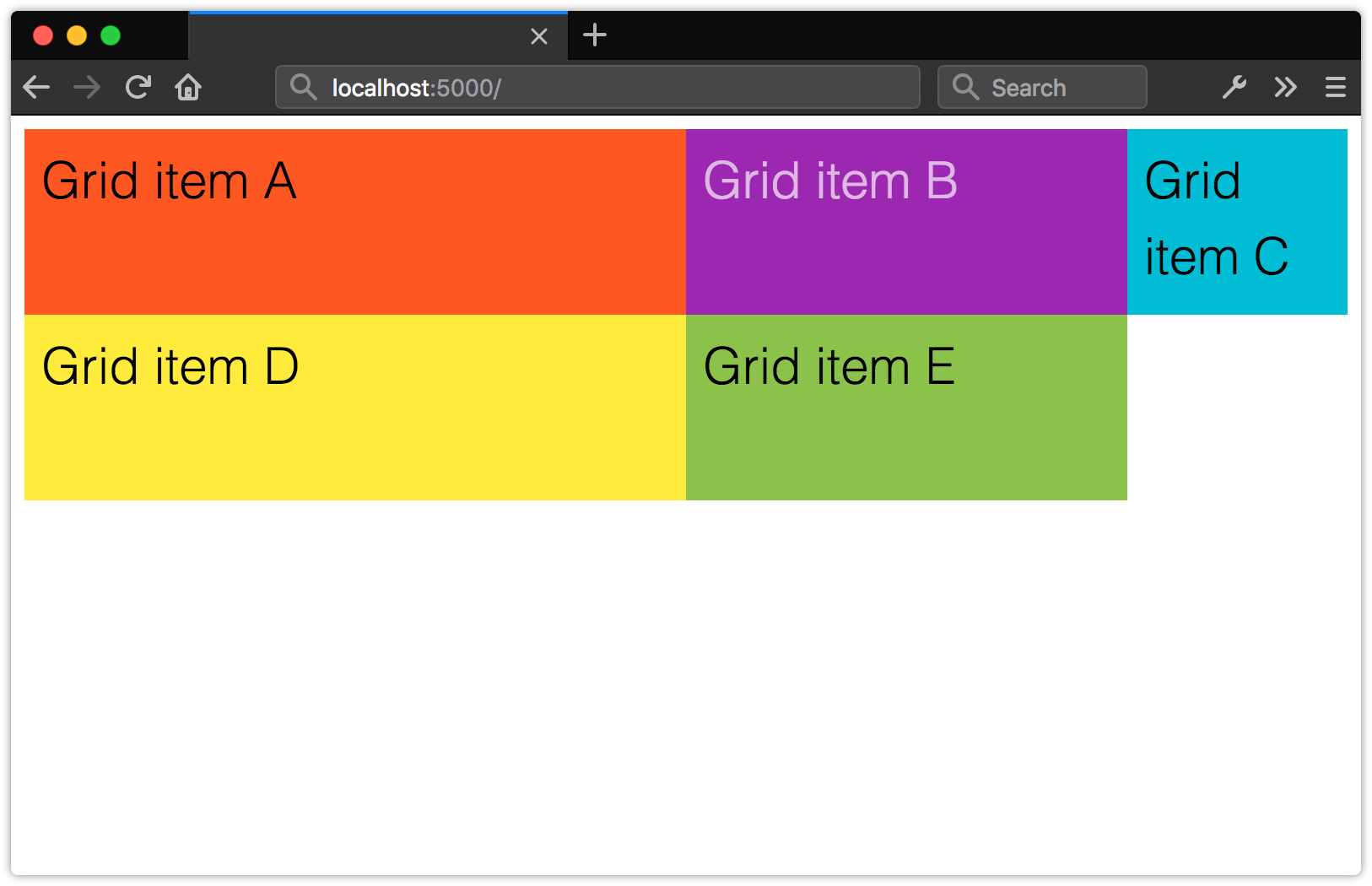 Grid поиск по фото. Коллаж с помощью CSS Grid.