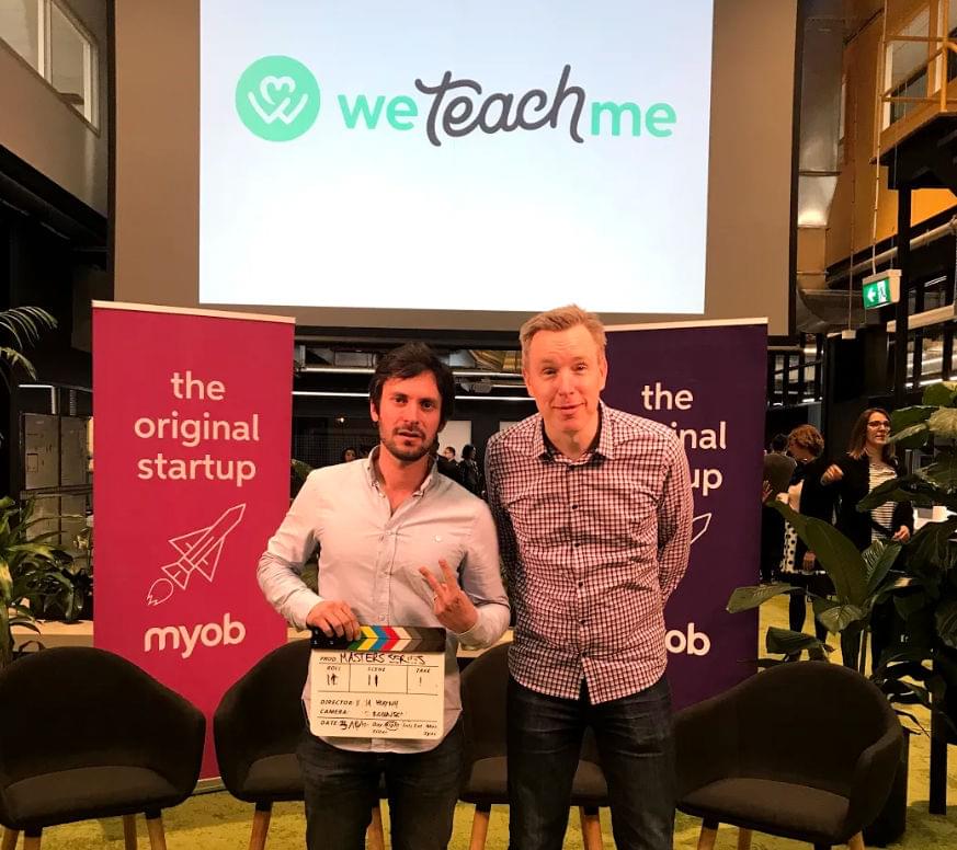 Ben with the WeTeachMe team