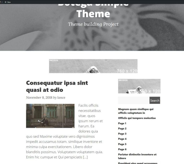 How To Build A WordPress Theme From Scratch: Final Steps — SitePoint