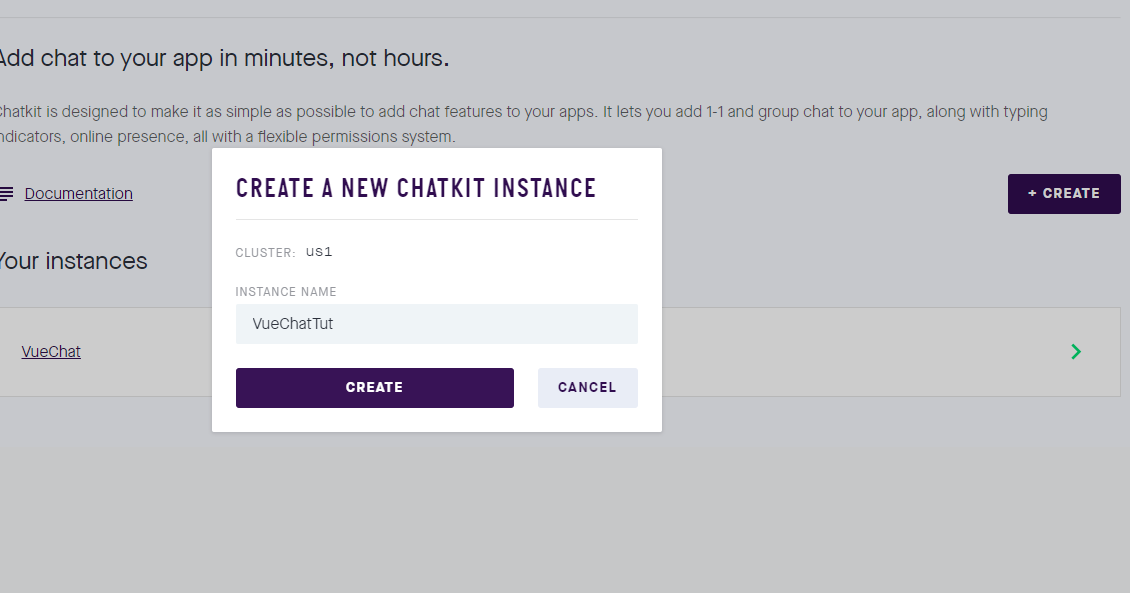 Creating a new ChatKit instance