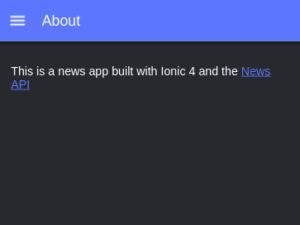 How to Build a News App with Ionic 4 & Angular — SitePoint