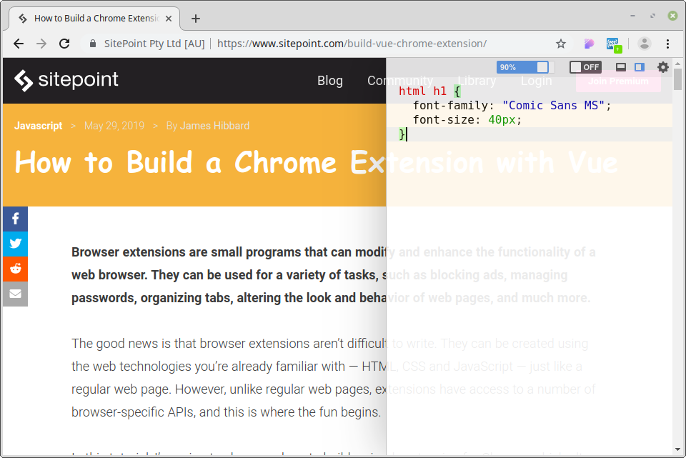 10 Top Chrome Extensions for Your Web Development Workflow — SitePoint