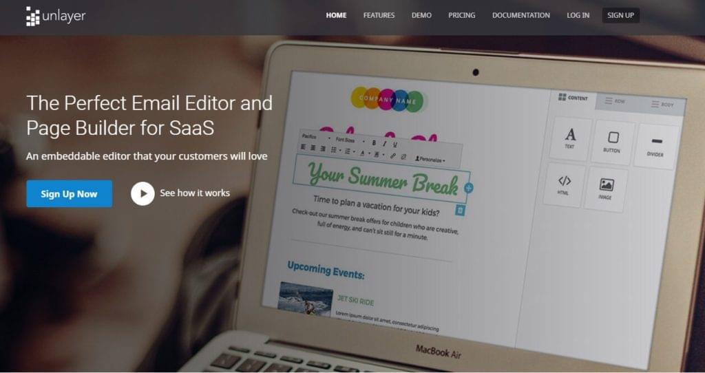 Unlayer - Email template builder