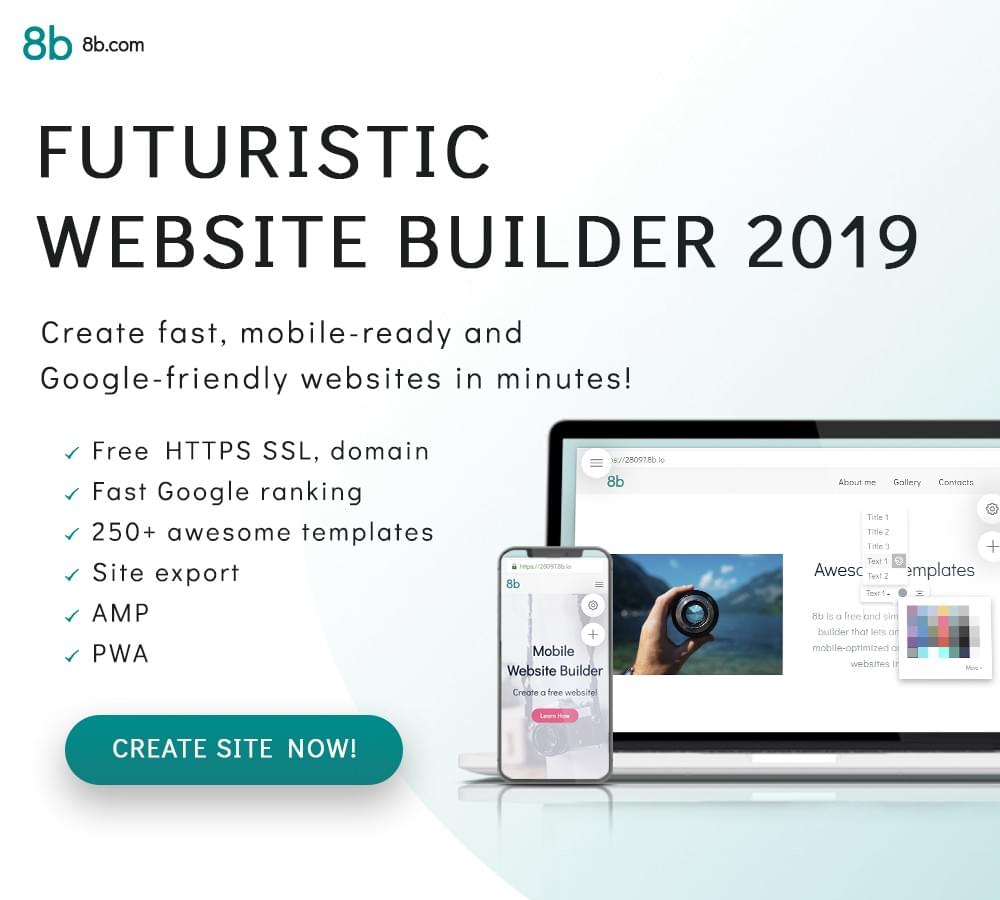 8b website builder