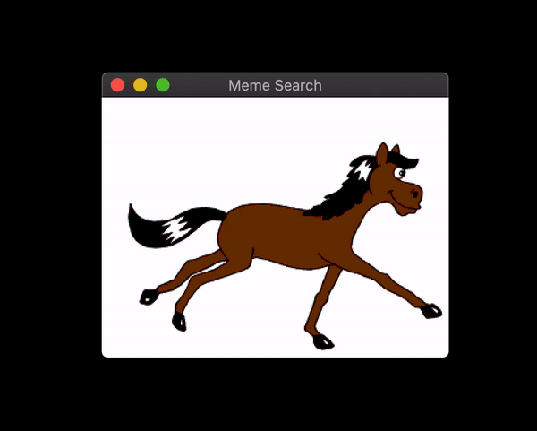 Basic animation example showing a galloping horse