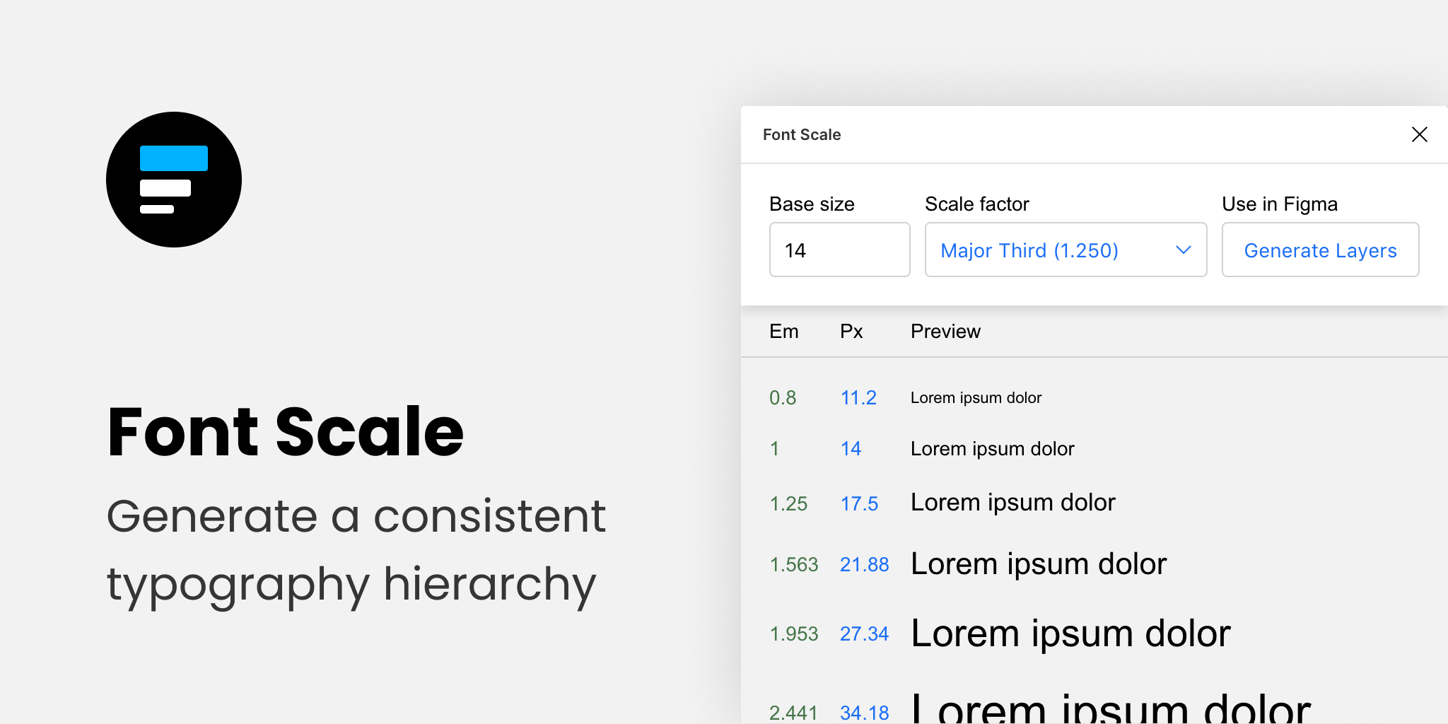 Font Scale