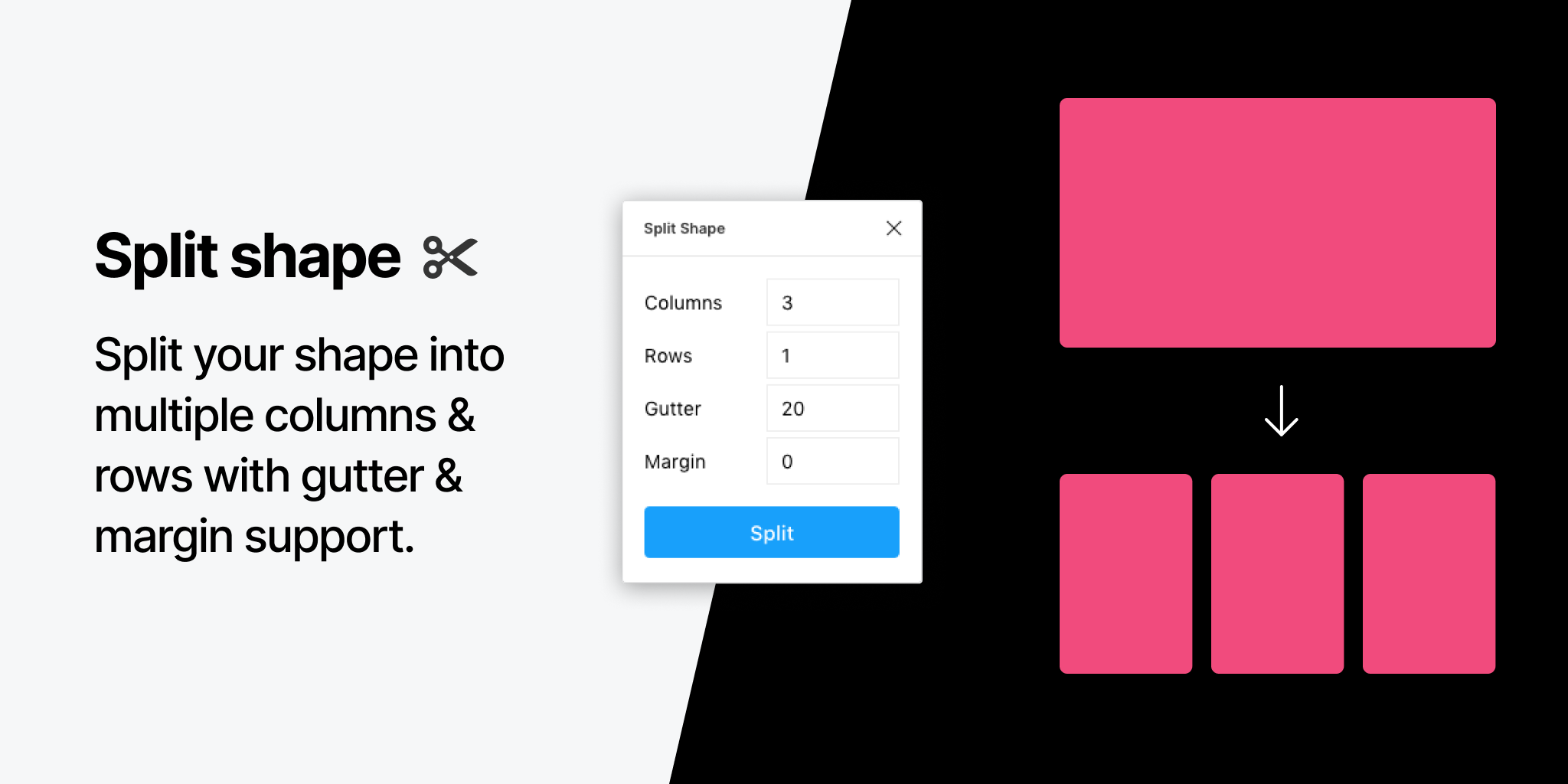 Plugins de Figma Forma dividida