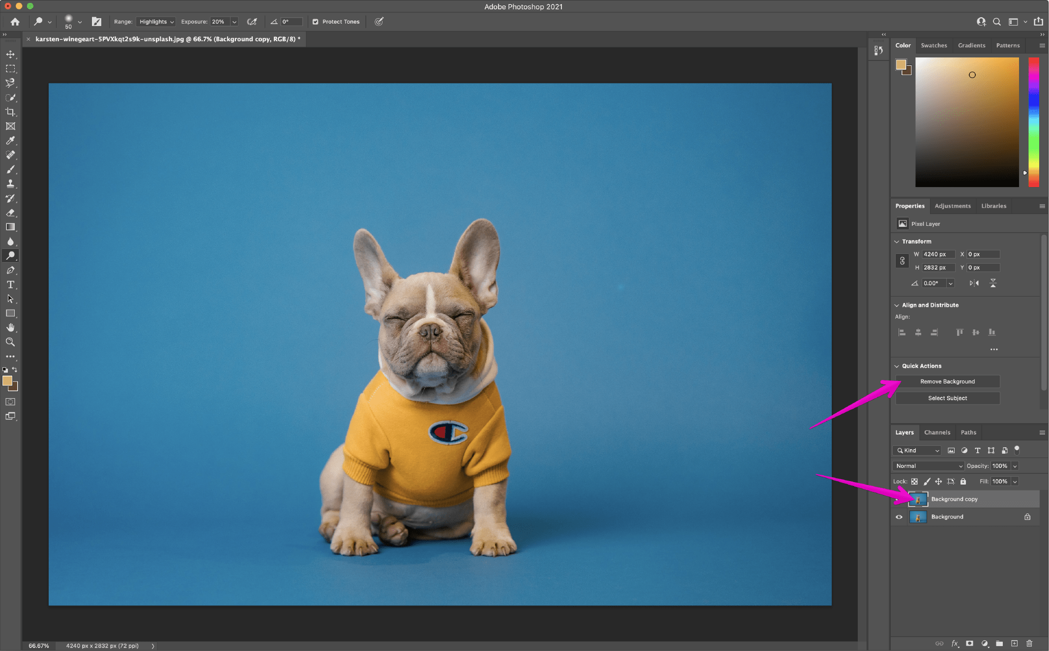 use photoshop actions with reaconverter