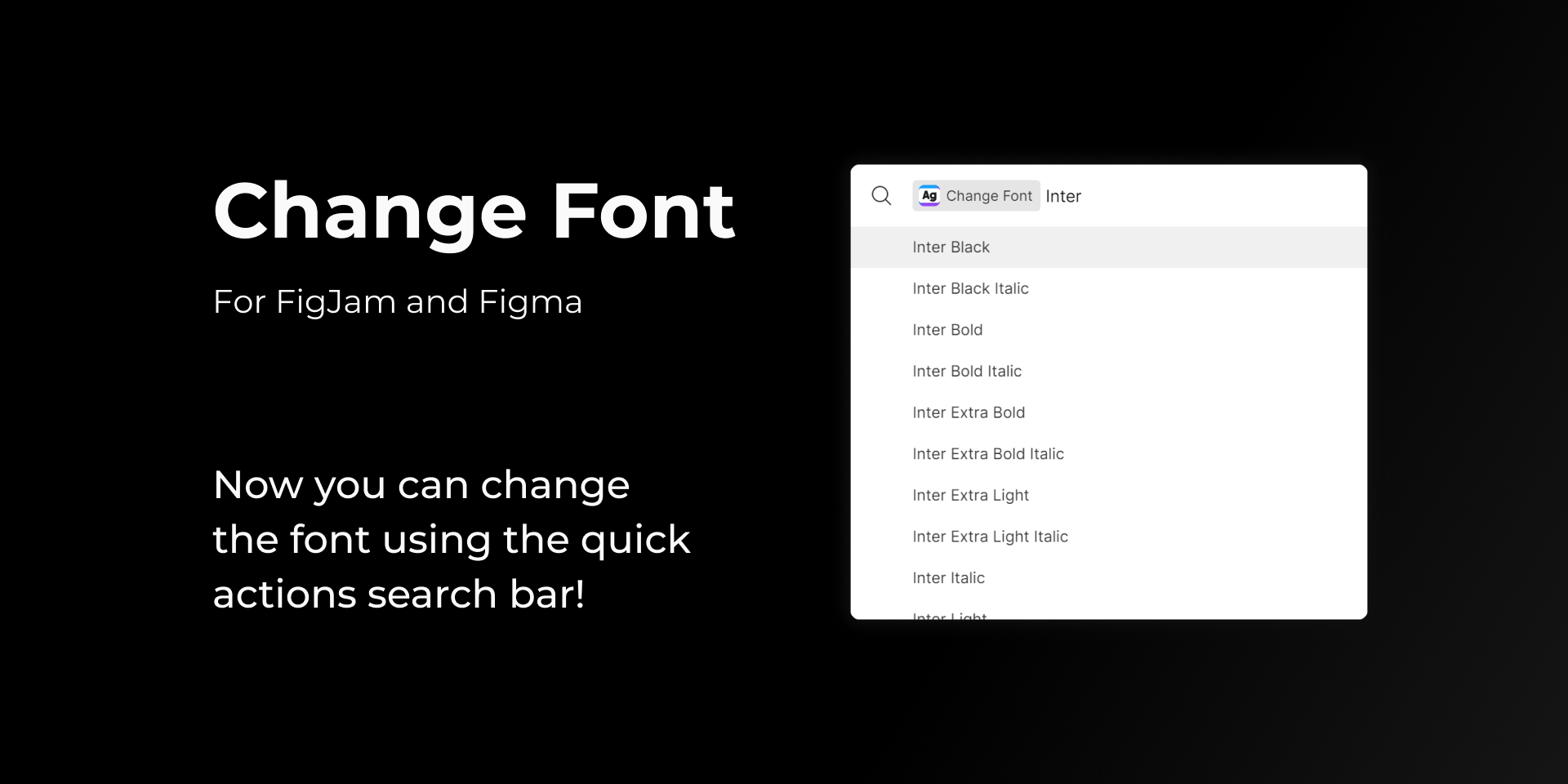 The Change Font Figma plugin