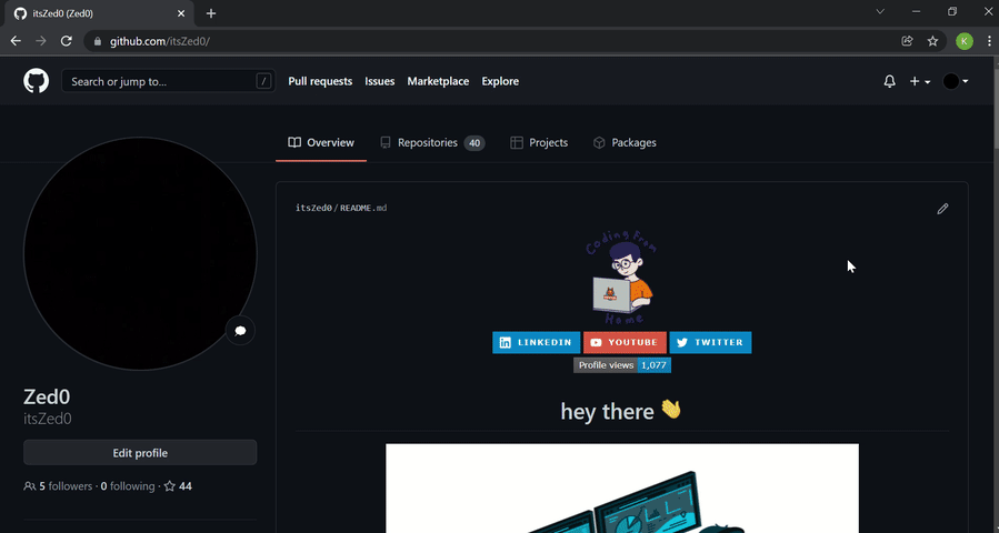 How to Create an Impressive GitHub Profile README — SitePoint