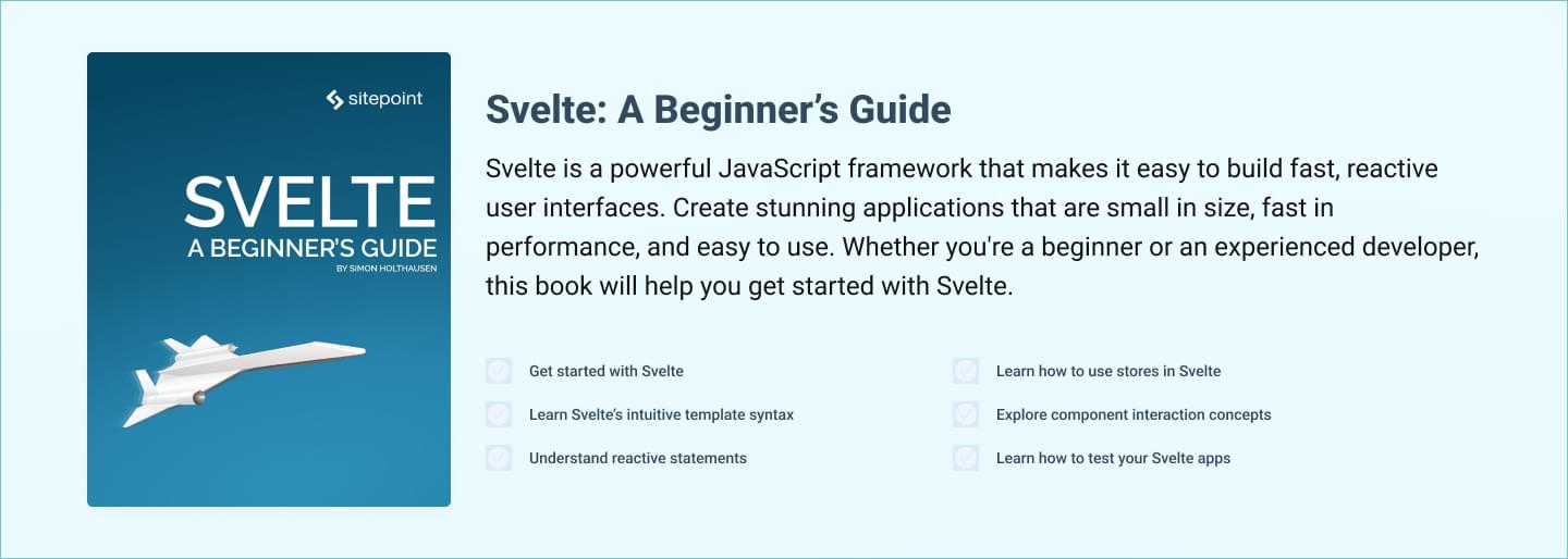 Svelt: A Beginner's Guide