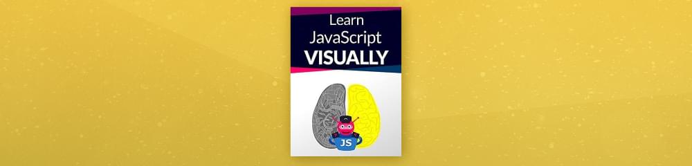 learn js visually: book cover image