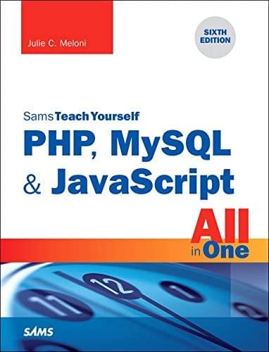 PHP、MySQL 和 JavaScript 合而为一，Sams 自学 - 封面图片