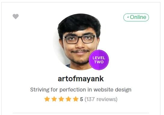 Fiverr avatar for the author
