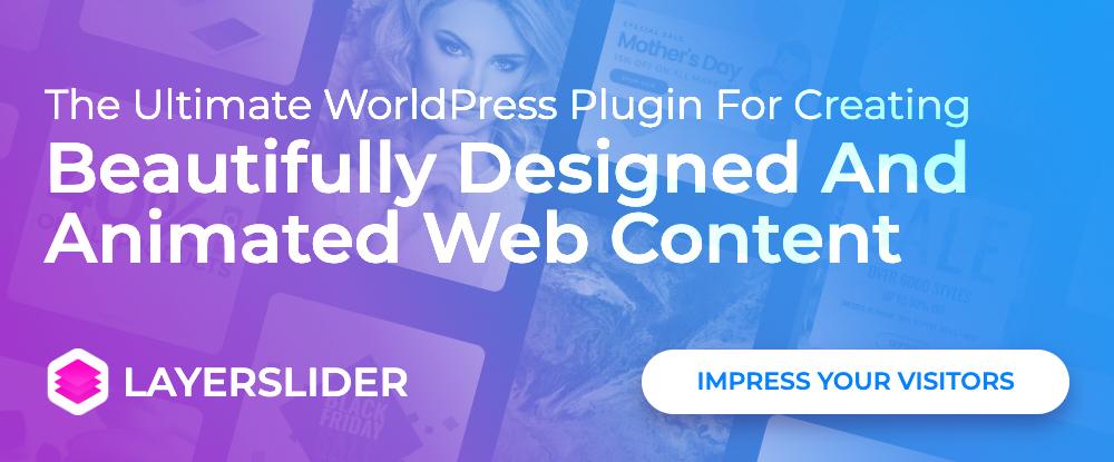 LayerSlider - Il miglior plugin per la creazione di slider WordPress