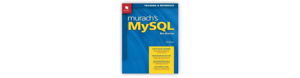 Cover of Murach's MySQL