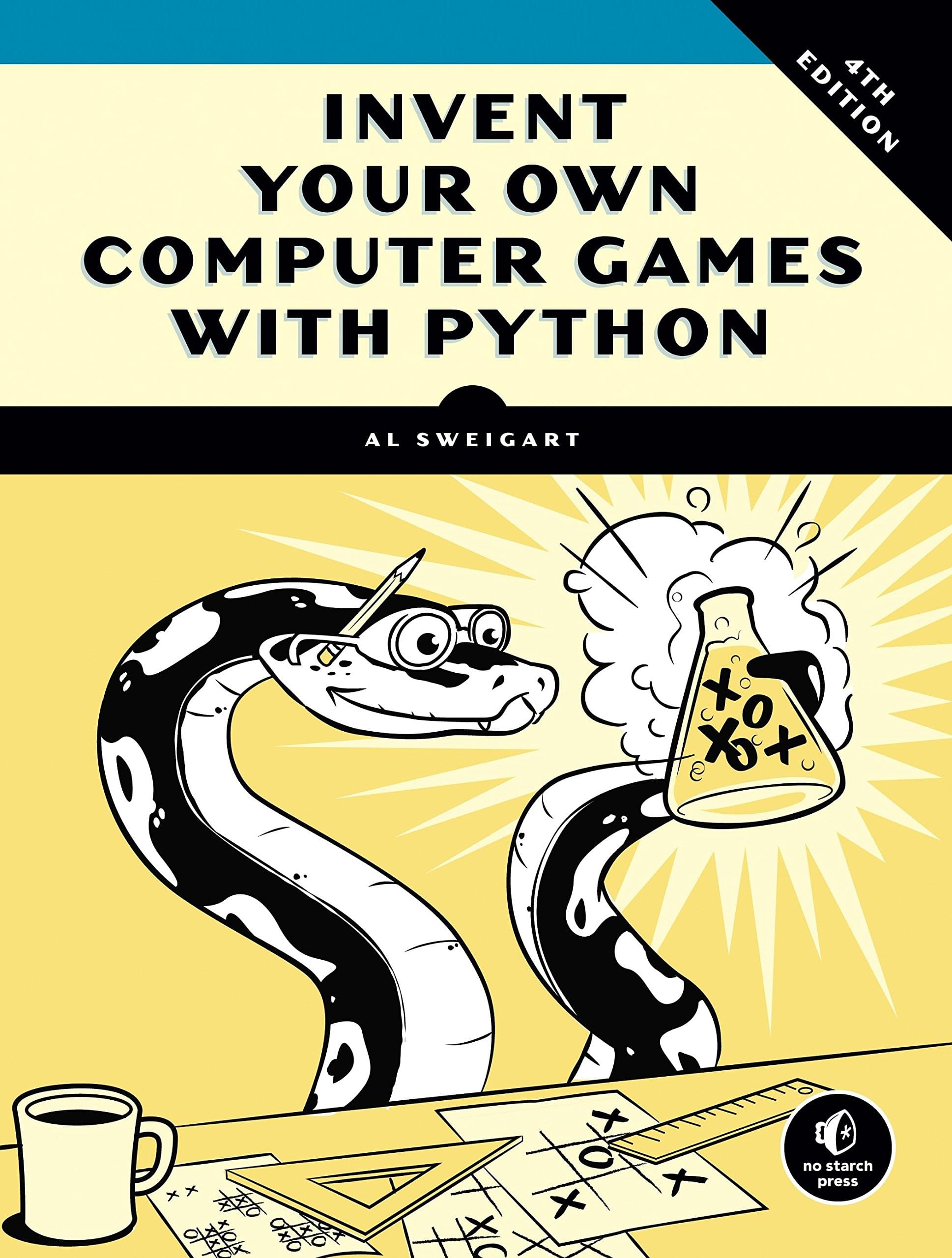 用 Python 发明你自己的电脑游戏——封面图片