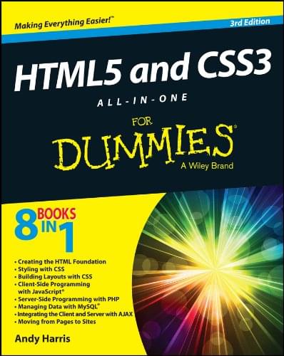 HTML5 و CSS3 All-in-One برای Dummies - تصویر جلد