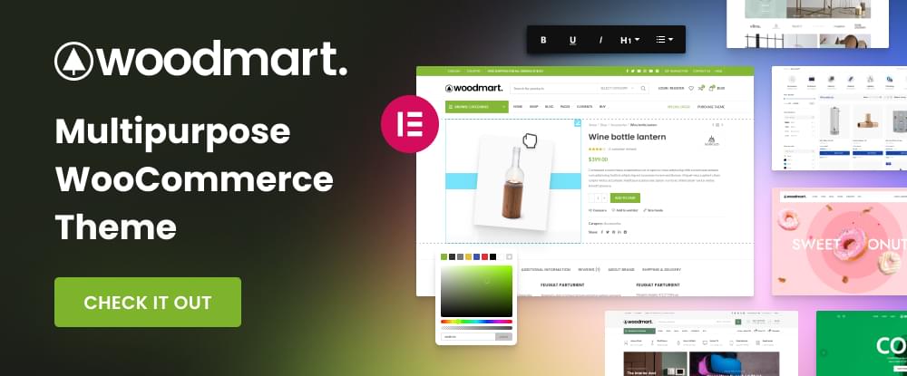 Woodmart home page
