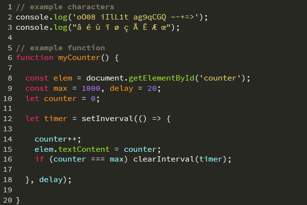 Source Code Pro programming font