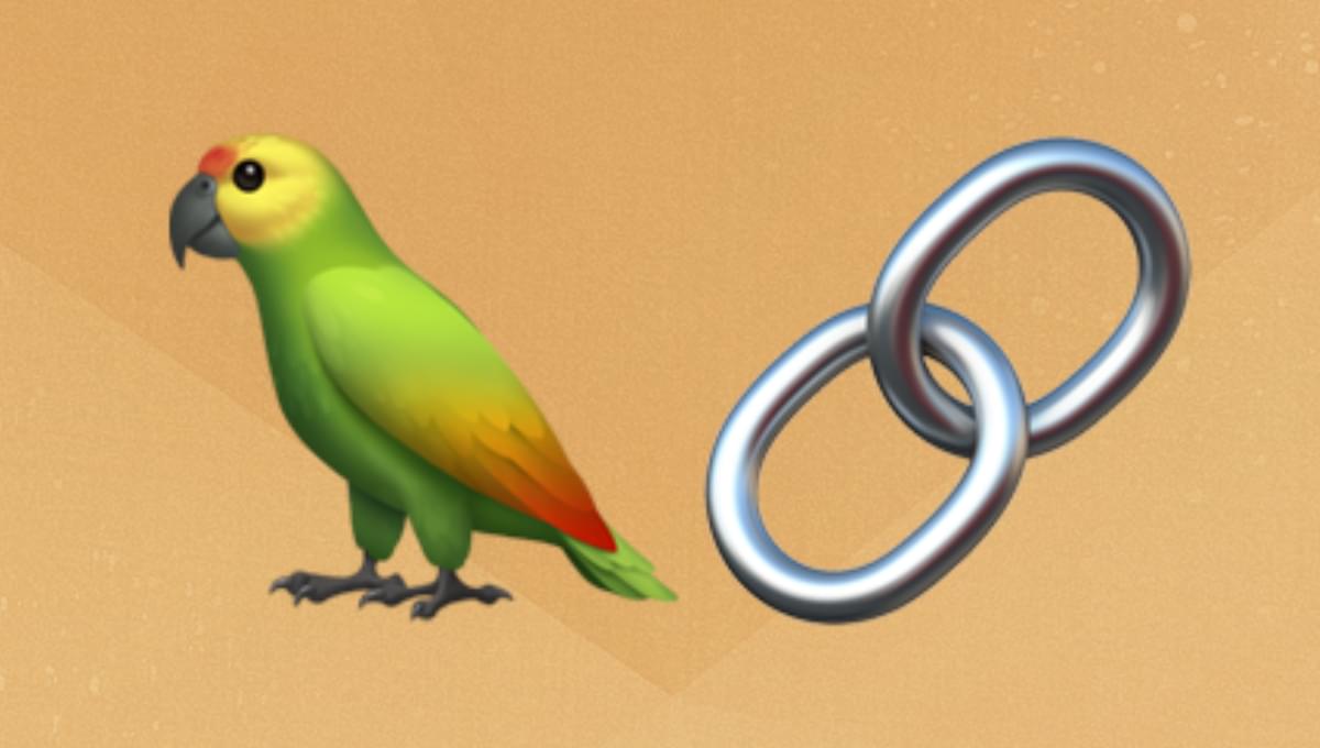 the LangChain logo, consisting of a parrot emoji and a chain link emoji