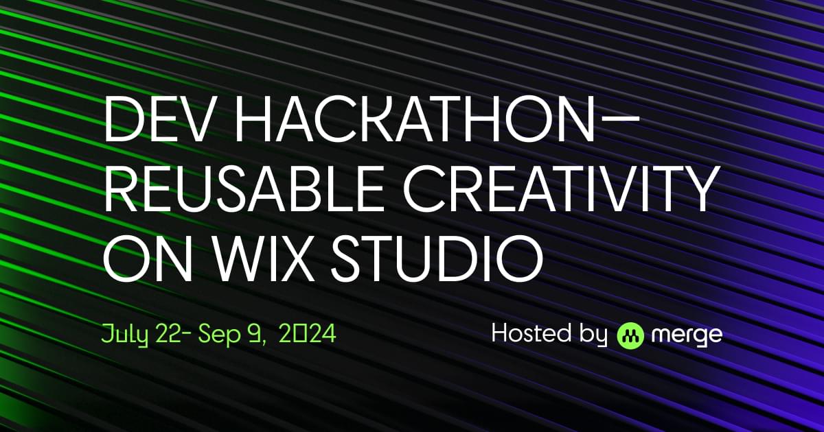 Dev Hackathon: Reusable Creativity on Wix Studio