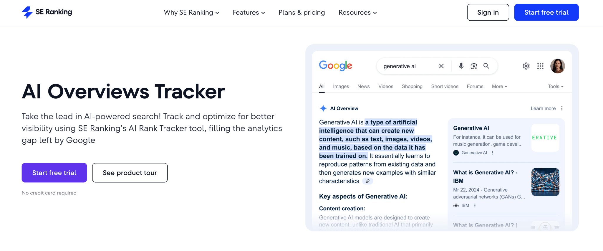 SE Ranking’s AI Overviews Tracker