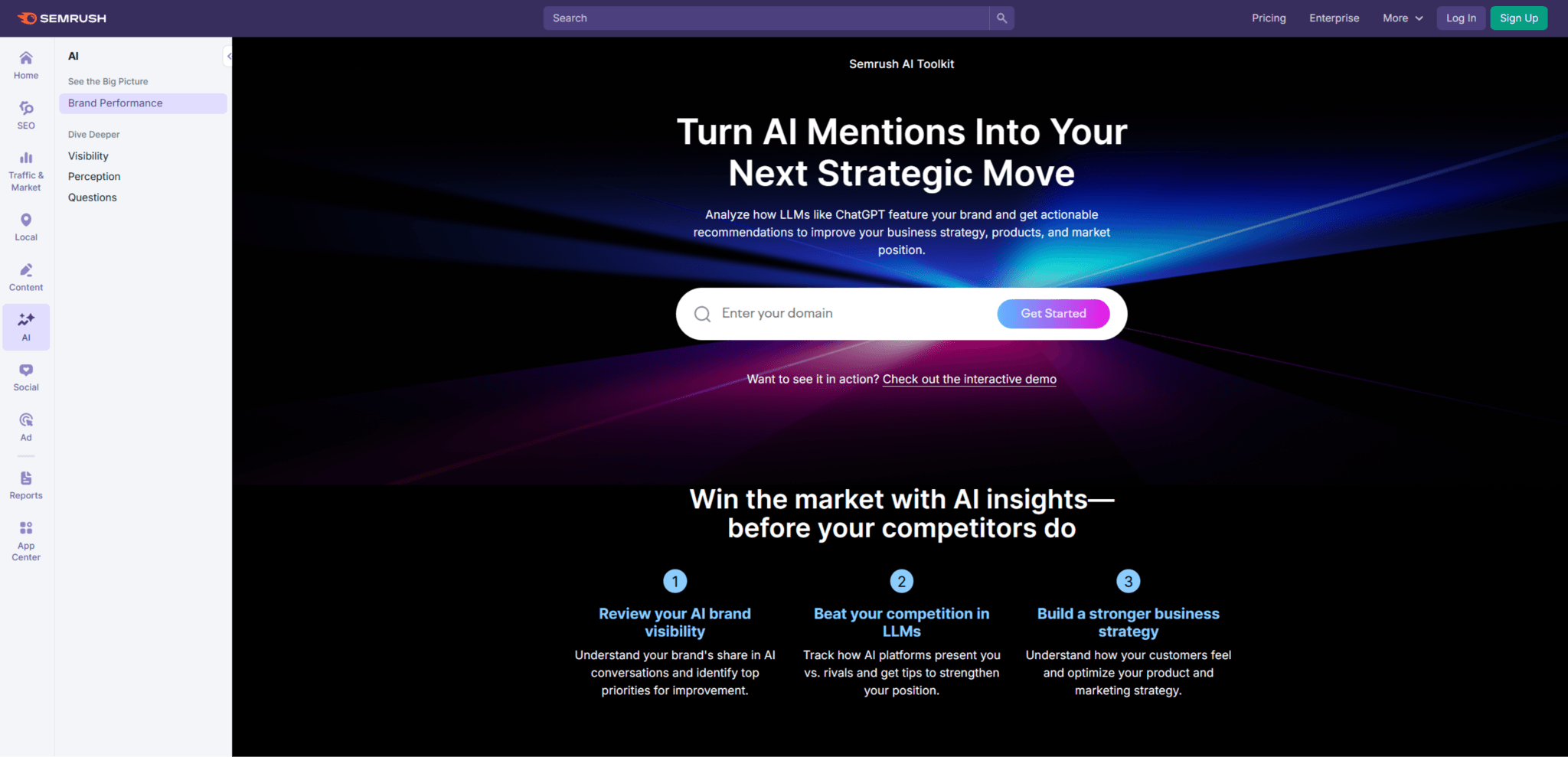 Semrush  AI Toolkit