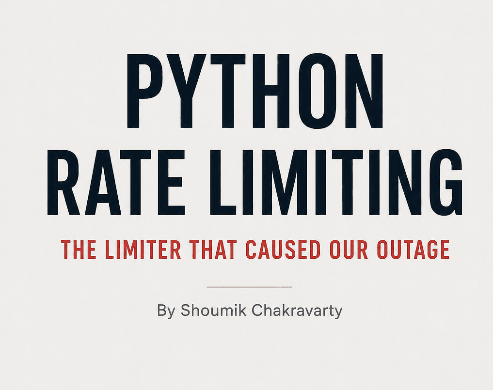 Sitepoint Python Rate Limiting: The Limiter That Caused Our Outage