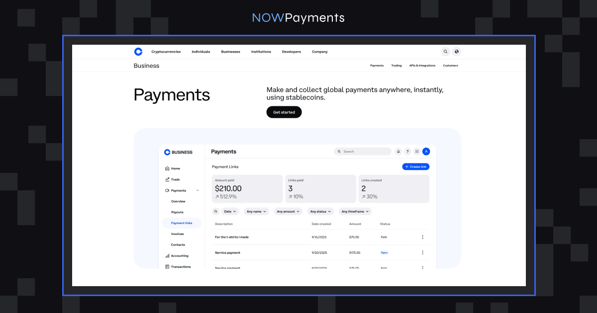 Coinbase Business zero fee solution