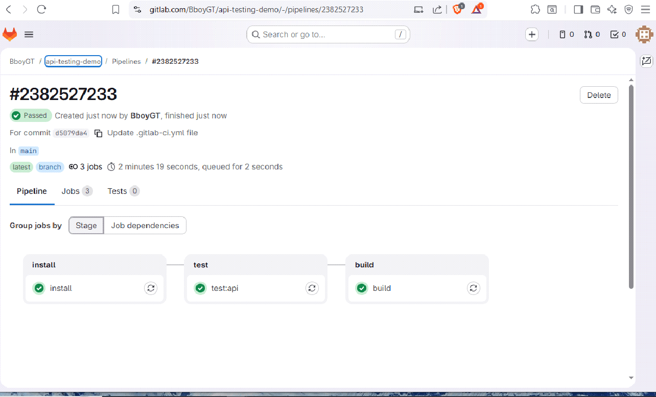 Coverage report after running npm run test:coverage.